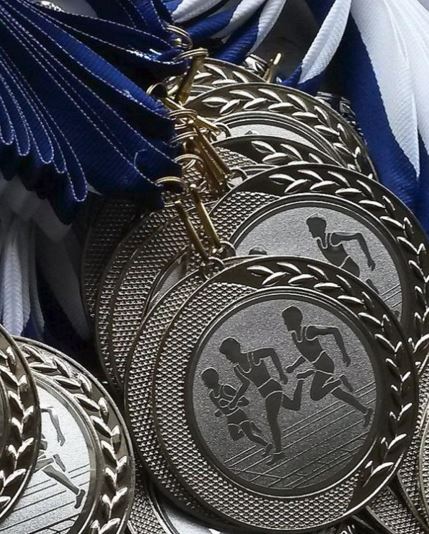 medalje til marathon og halvmarathon